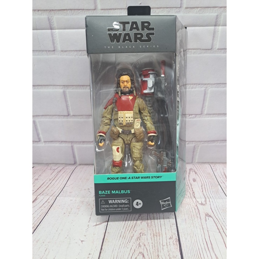Star Wars The Black‎ Series: Rogue One - Baze Malbus 6" Action Figure New Sealed
